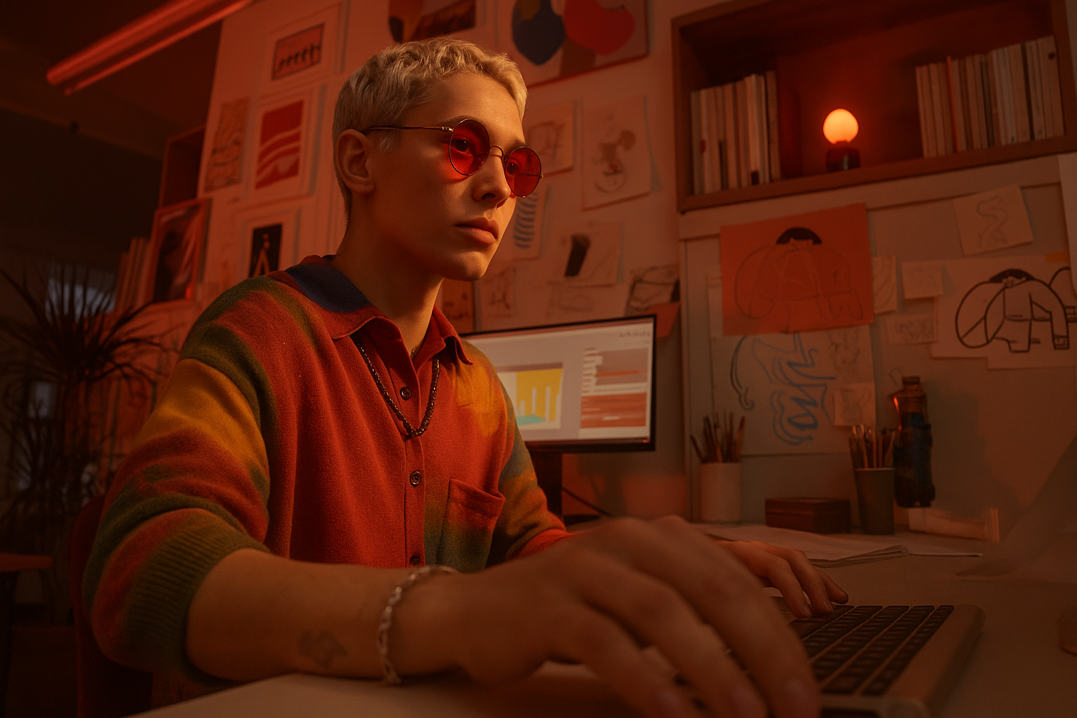 Professional wearing EyeKhel glasses